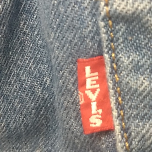 PREMIUM 501 LEVI'S STRAUSS & CO. Size W 28 L 32 Blue Button FLY - Picture 6 of 13